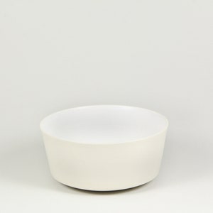 Bowl &quot;MONDSCHALE 2&quot;: for soups, salads, pasta, made of polished porcelain, handmade by artconforms ceramics