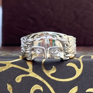 Göttin Venus Ring: Handgemachte Sterling Silber Aphrodite Augen Ring