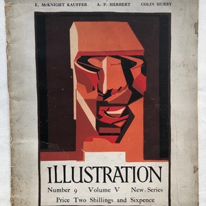 Illustrazione Una rivista trimestrale sull&#39;arte e l&#39;artigianato nella pubblicità di Gerard T. Meynell Annunci vintage degli anni &#39;20
