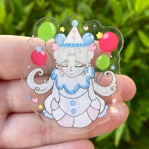Mari The Clown Acrylic Pin