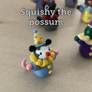 Clown Party Animal figurine handmade desk buddy image 4