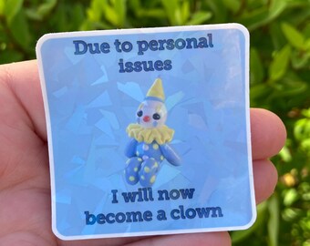 Clown meme sticker