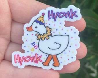 CLOWN GOOSE STICKER