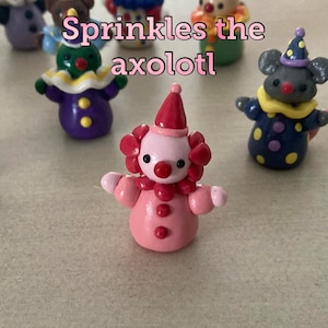 Clown Party Animal figurine handmade desk buddy image 6