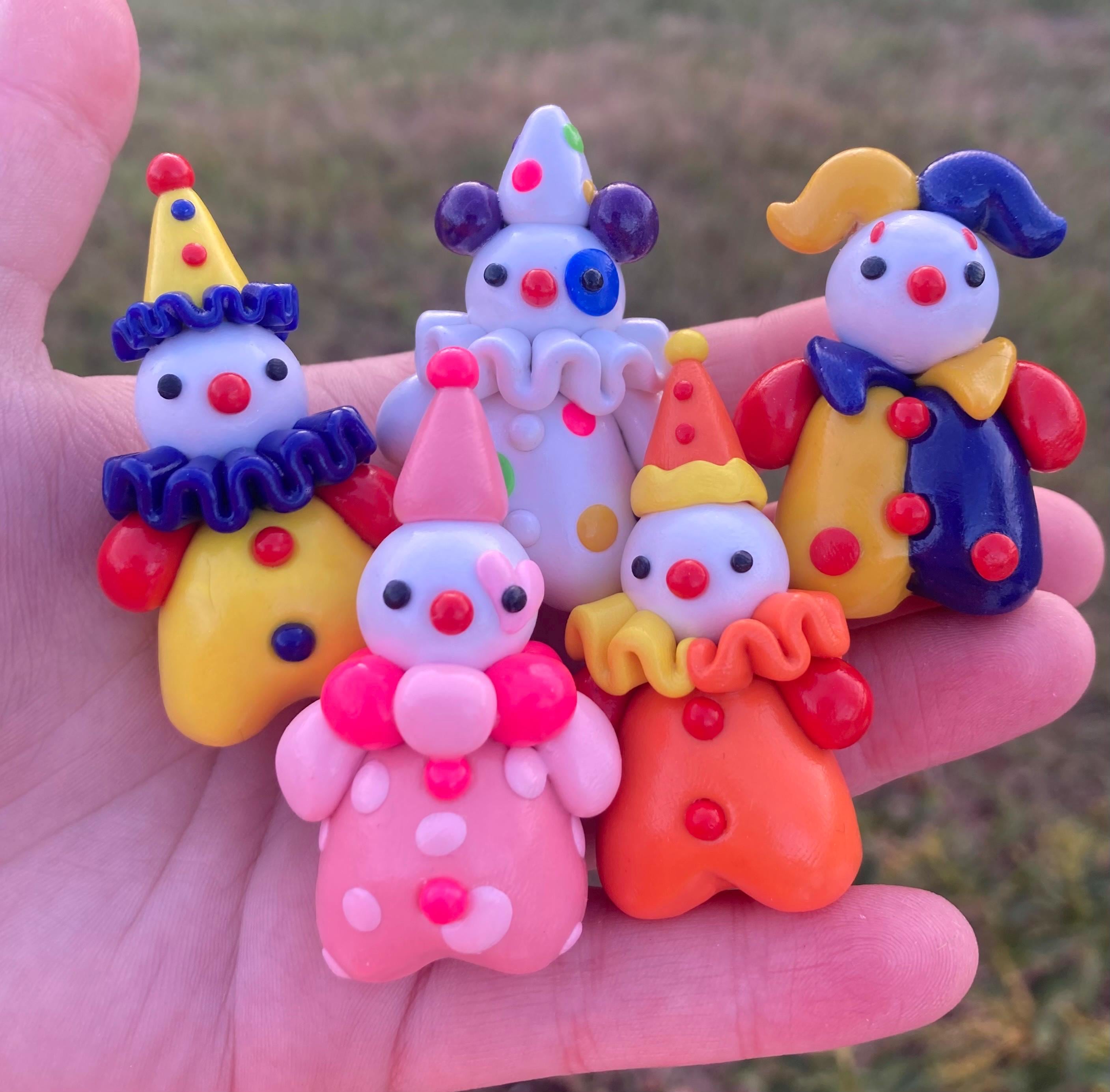 Mega Clown Handmade Figurine - Etsy