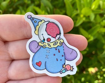 Candy clown sticker