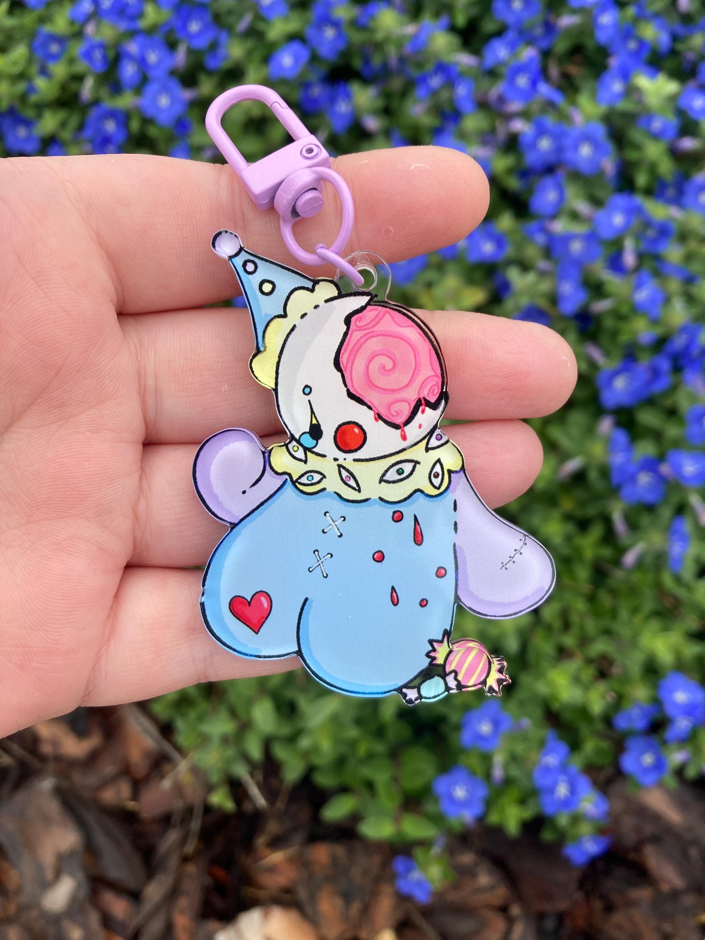 ぬいぐるみキャンディピエロキーホルダー - Etsy 日本