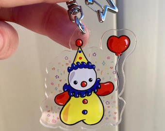 Bongo the clown keychain