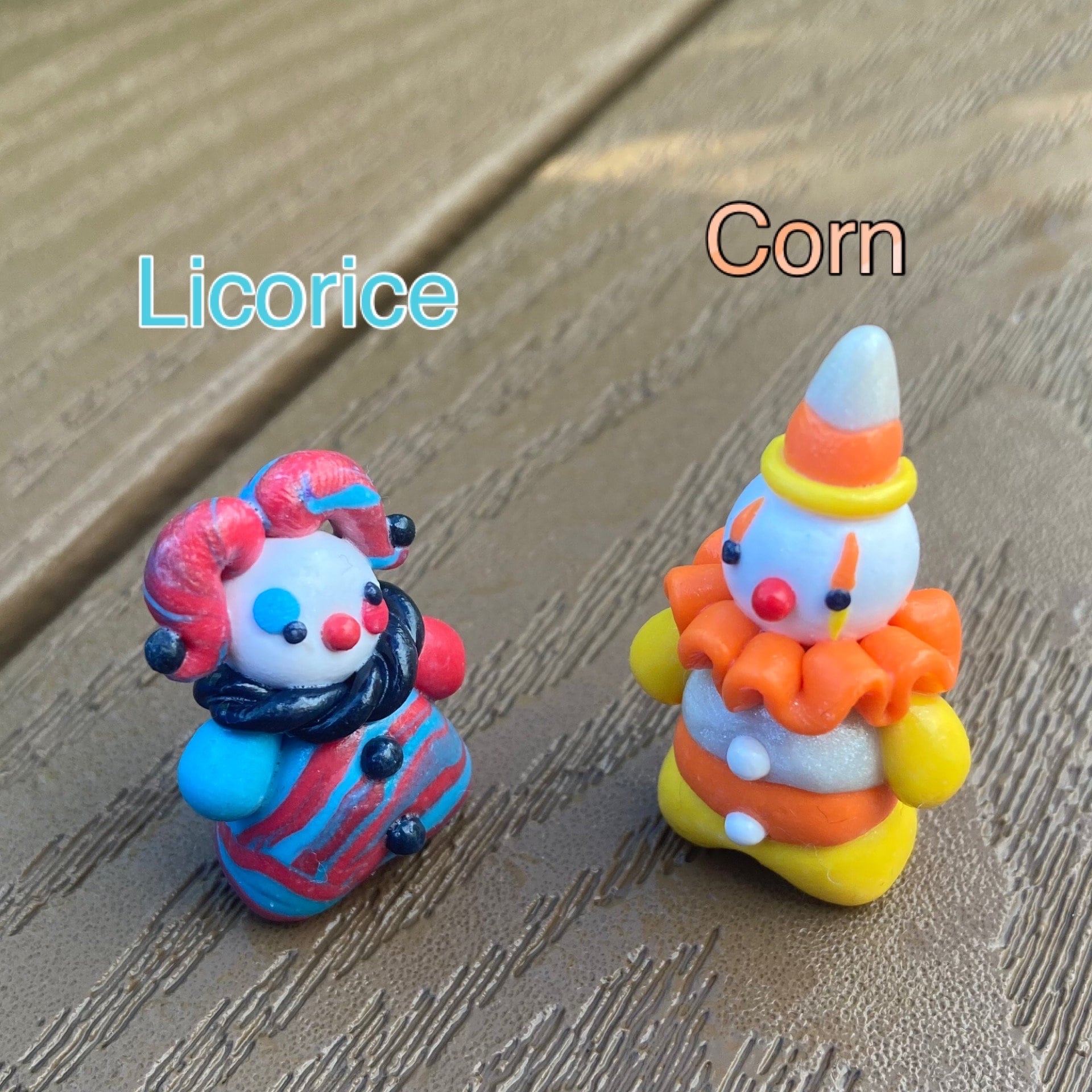 Mini Clown Handmade Figurine - Etsy