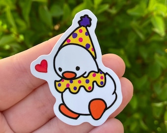 Clown Goose sticker
