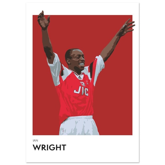 イアン・ライト - アーセナルのレジェンド - Etsy 日本