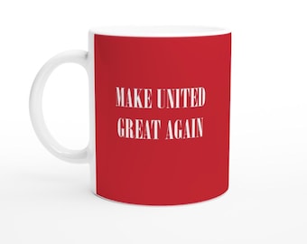 Manchester United Mug: Ceramic Coffee Mug