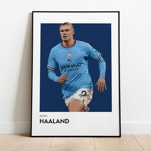 Gestileerde kunstwerken van Erling Haaland