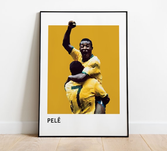 希少 ペレ PELÉ 背番号10 大判ポスター 50×62cm ヴィンテー il_1080xN