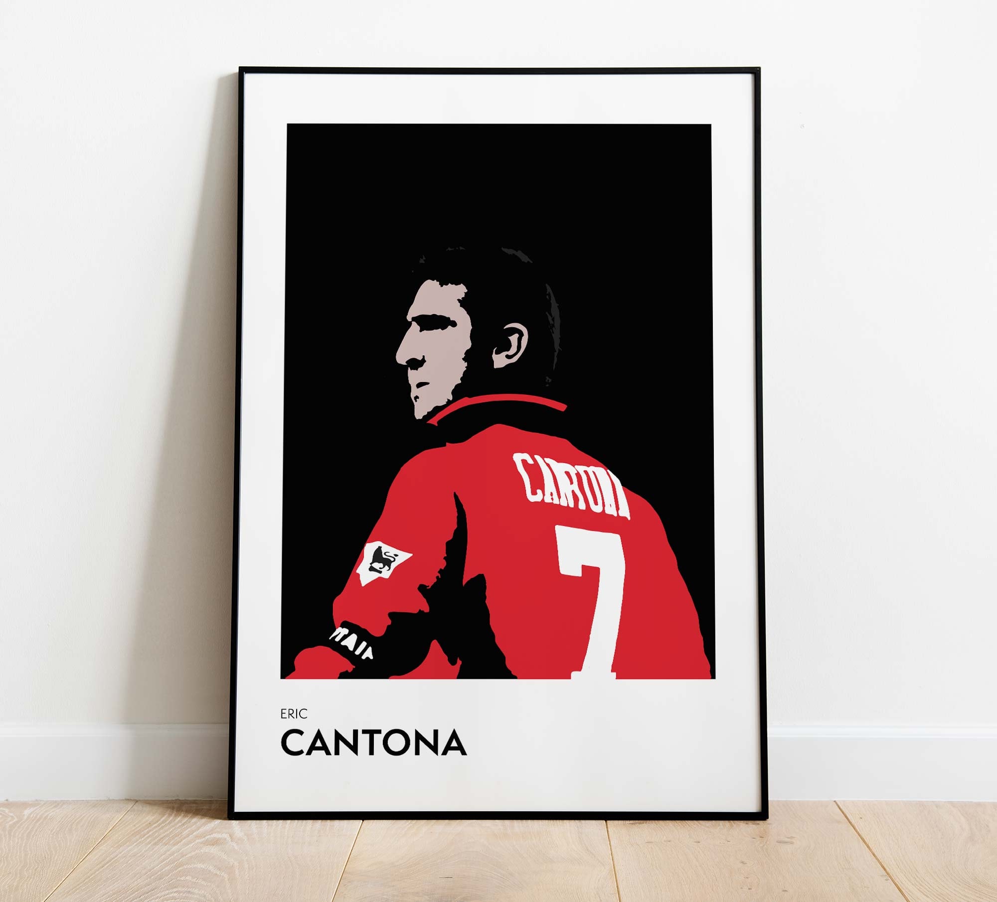 Eric Cantona Art Print: Manchester United Legend Poster - Etsy