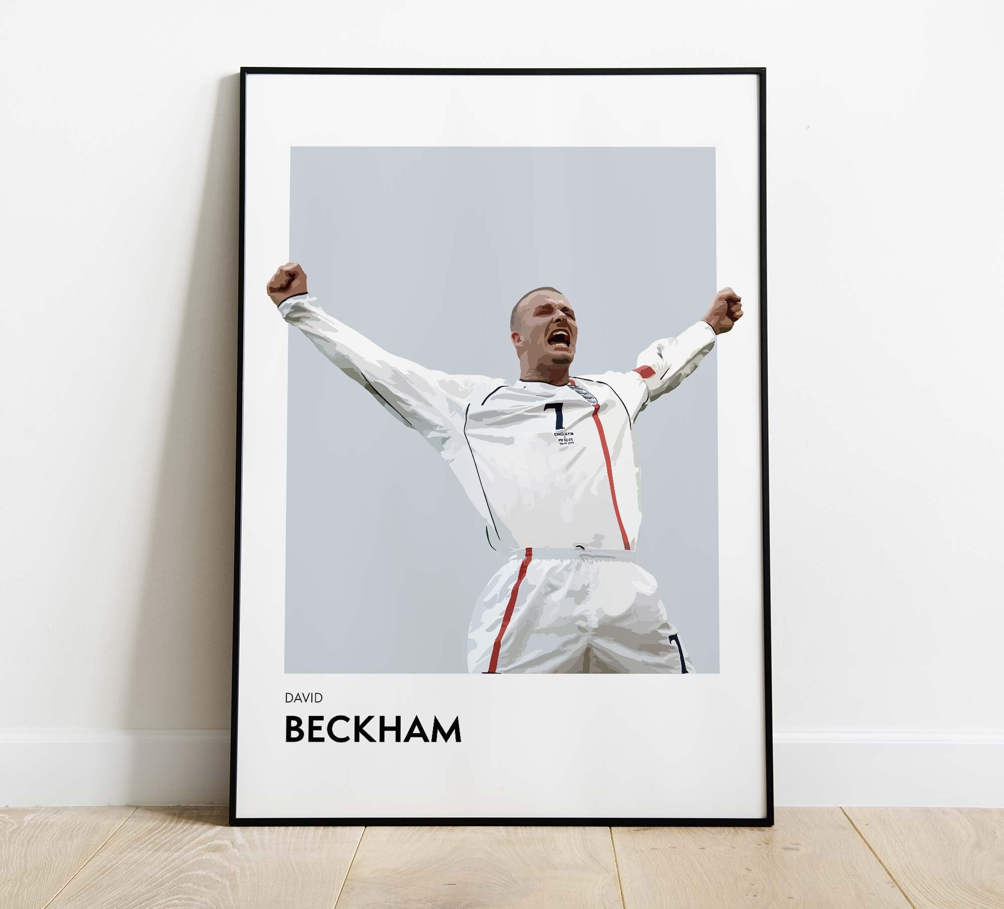 DAVID BECKHAM - Carte de football originale à collectionner