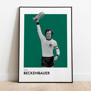 Franz Beckenbauer - Bayern Munich and German Legend - 70&#39;s Green