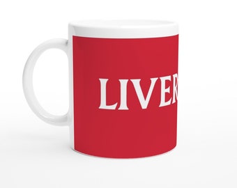 Liverpool FC-mok: keramische koffiekop, 11 oz