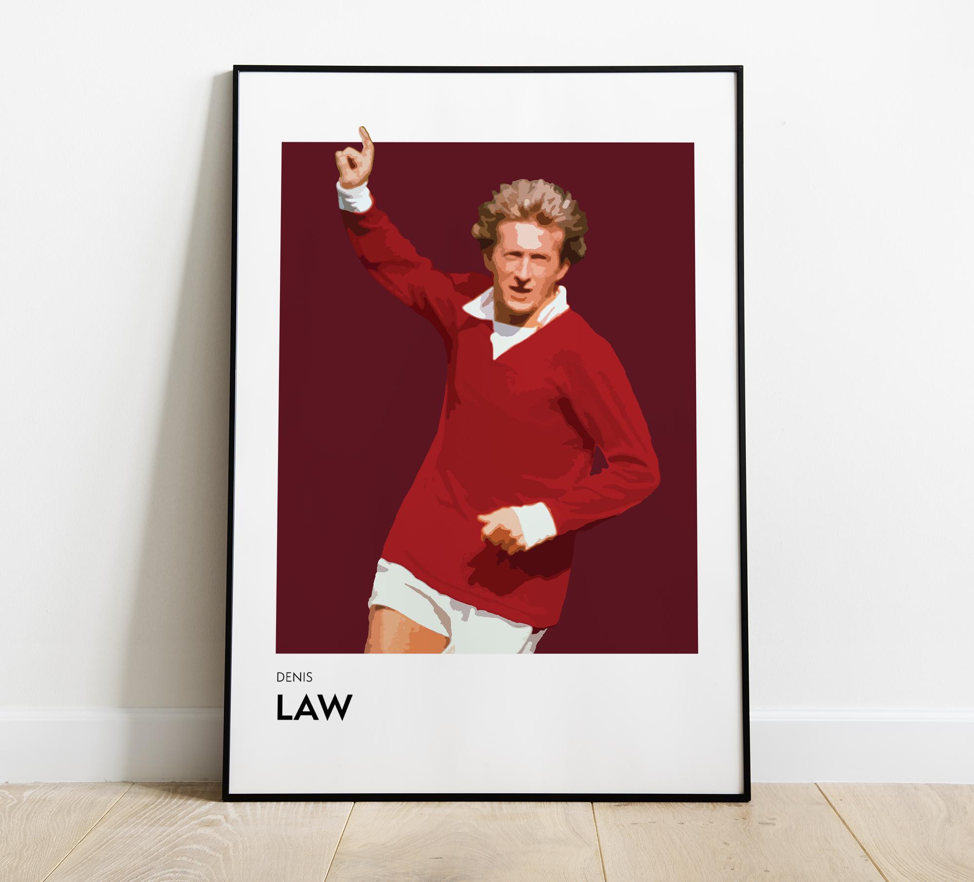 デニス・ロー - マンチェスター・ユナイテッドのレジェンド - Etsy 日本