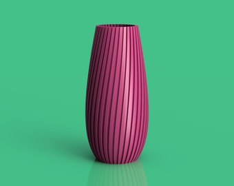 Vase no. 1 magenta 25cm