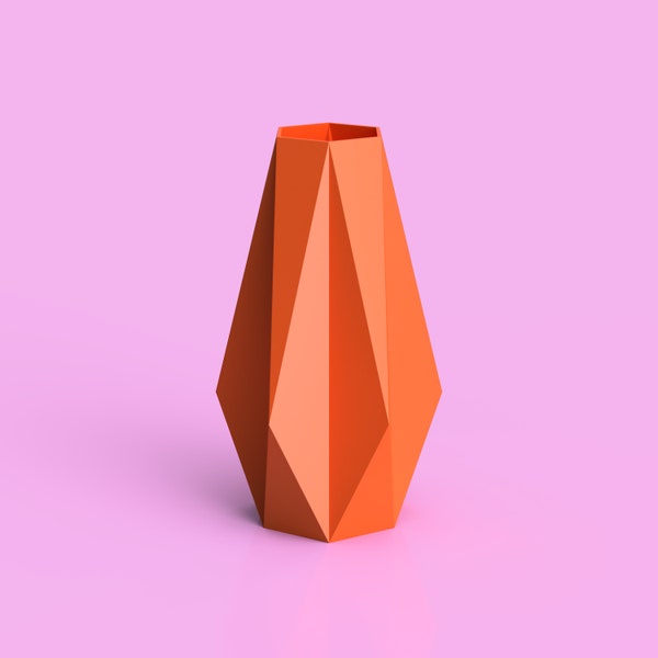 Vase no. 2 neonorange