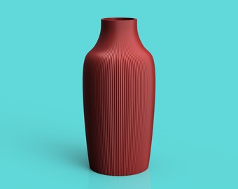 Vase no. 3 red