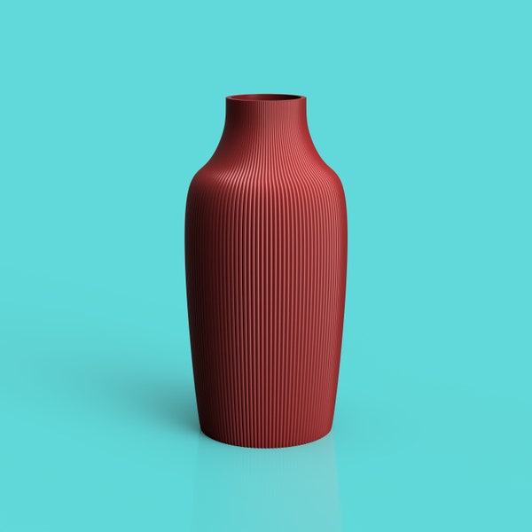 Vase no. 3 rot