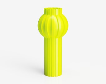 Vase no. 7 neon yellow