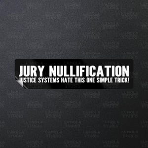 jury annullstatter one simpletrick 1x4 lustiges meme Neuheitsmoral Aufkleber, Aufklebersammlung von Lumola Studio