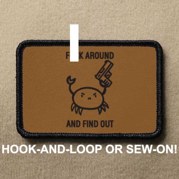 2 PCS FAFO Fuck Around Find Out Patches for Dog