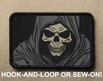 Grim Reaper Death Meme Funny Novelty Morale Patch - Hook And Loop or Sew On - PATCHRIOT Collection