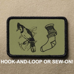 Parche de moral divertido y novedoso para operador de las fuerzas de operaciones especiales JSOC Jay Sock: con velcro o para coser: colección PATCHRIOT