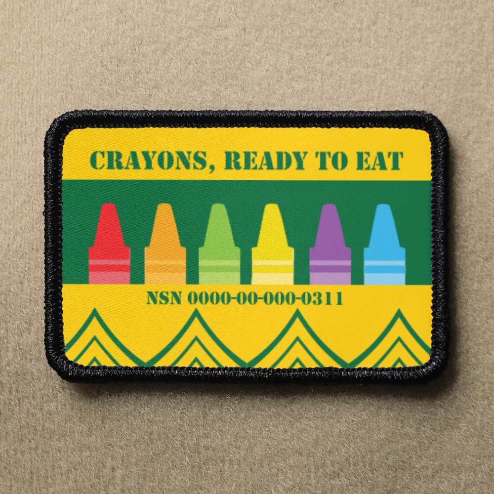 Marine corp birthday Crayons sticker — Special Operations Equipment
