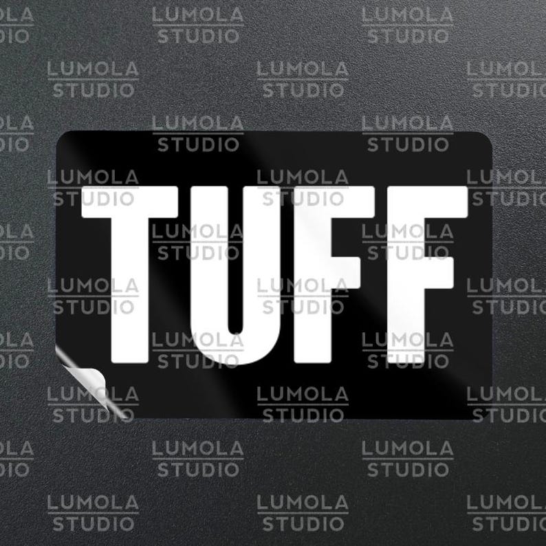 Tuff R Letter Tuff Gen Z Generation Slang Phrases Meme Funny Parody Novelty Morale ...