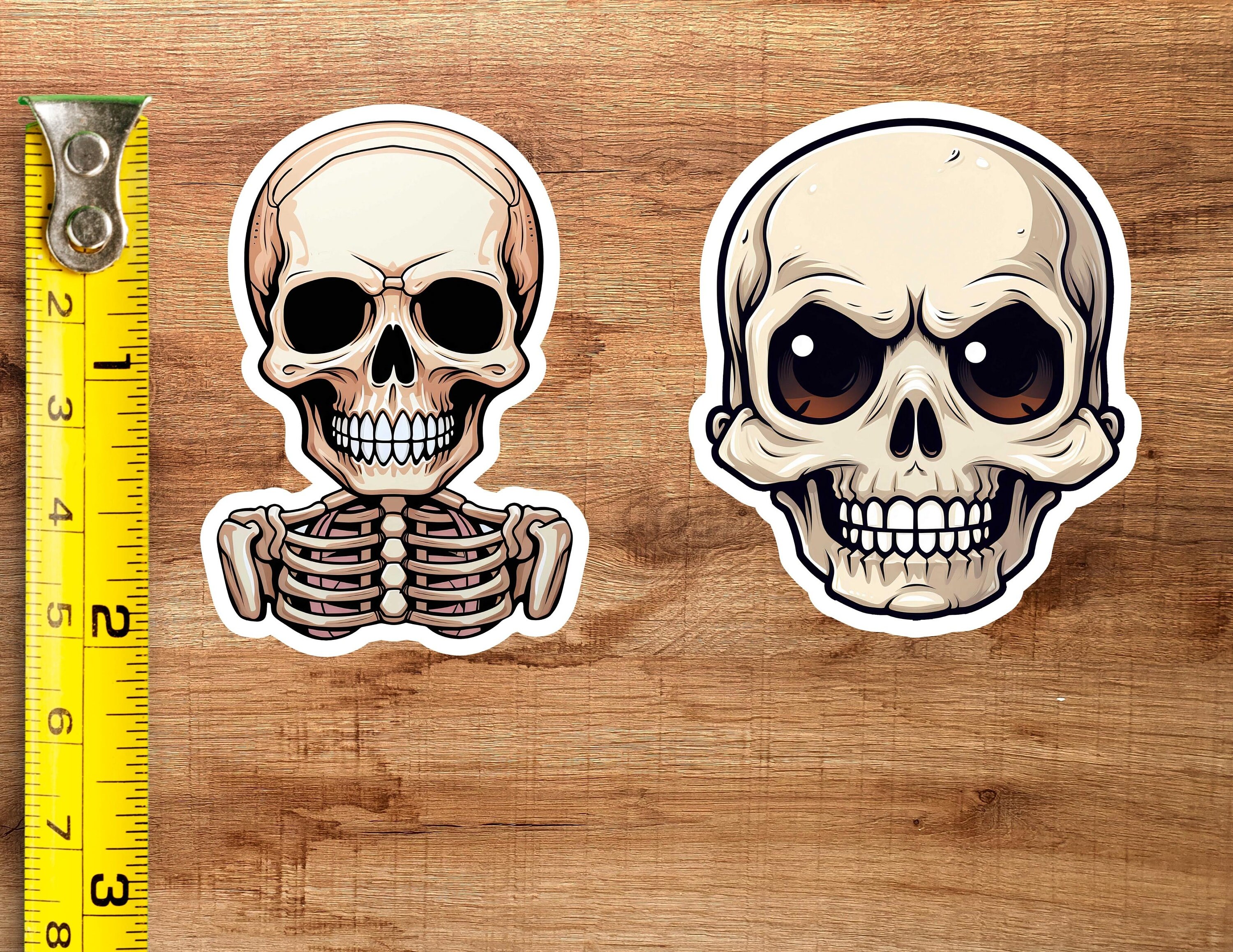 Halloween Holographic Skeleton Sticker Pack Planner Stickers - Etsy