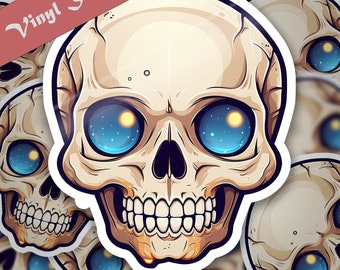 Halloween Holographic Skeleton Sticker | Planner Sticker | Scrapbook Sticker | Journal Sticker | Cute vinyl Sticker | Fall Season | Spooky