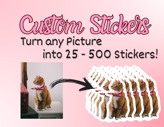 Bulk custom personalized stickers, holographic custom Stickers pack for personal or buisness use