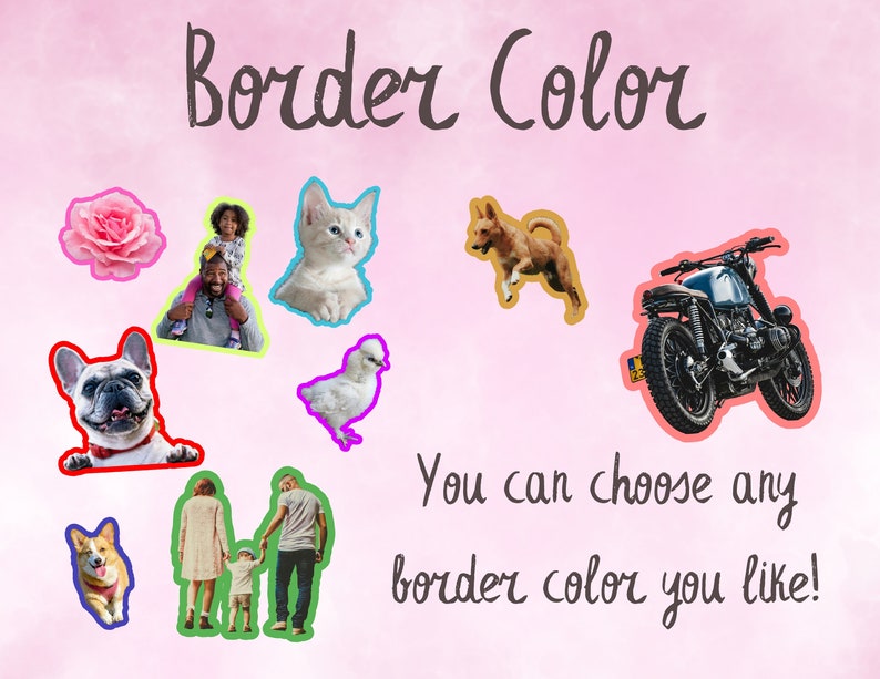Custom Stickers, Personalized Stickers, Custom Vinyl Stickers, Your Pictures as Stickers, Waterproof, Individual Stickers, Laptop Stickers image 4