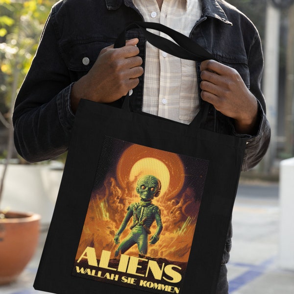 Wallah Aliens Tote Bag - Jutebeutel