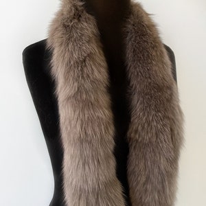 Faux Fur Hood, Brown Faux Fur Collar,detachable Faux Fur Collar,diy for  Faux Fur Hood, Faux Fur Collar TZ3448 