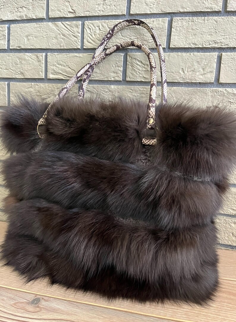 Fox Fur Tote Bag main image 1