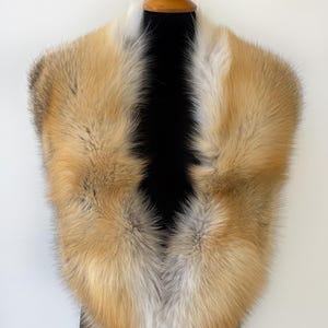 Crystal Fox Fur Stole Bolero Collar, Crystal Fox Fur Bolero Stole For Special Occasion