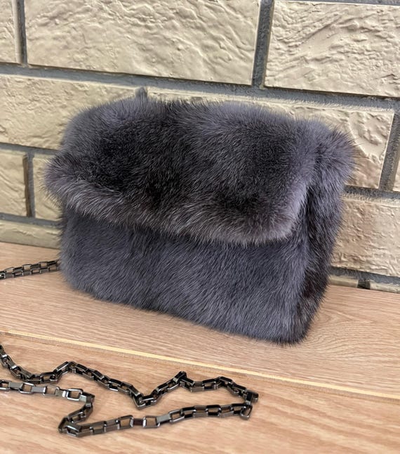 Mini fur bag discount
