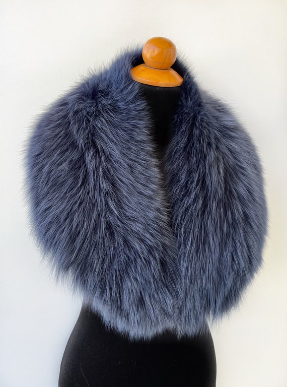Col fourrure amovible pour manteau sale