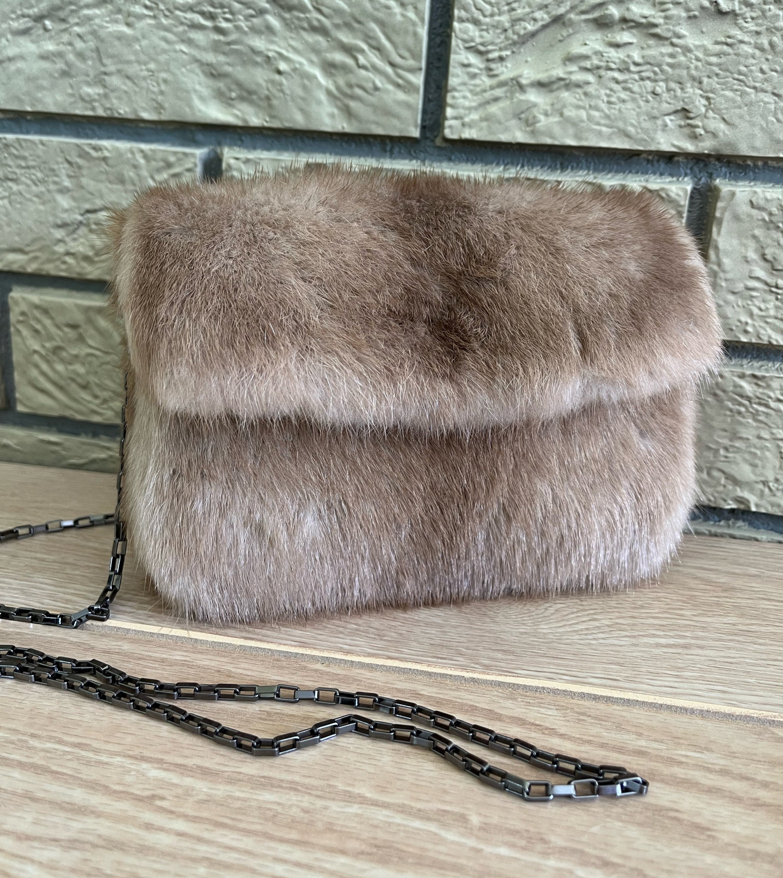 Beige Mink Fur Crossbody Bag Real Beige Mink Fur Handbag Luxury Small Fur Bag Small Mink Fur Crossbody Bag Beige Mink Fur Handbag Etsy Ireland