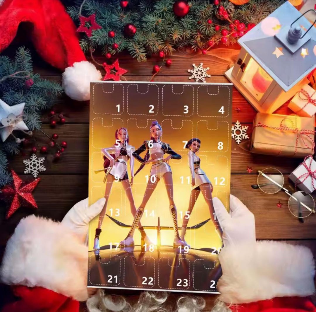 K-pop Advent Calendar - 24 Days Anime Holiday Gift Box for Funs ...