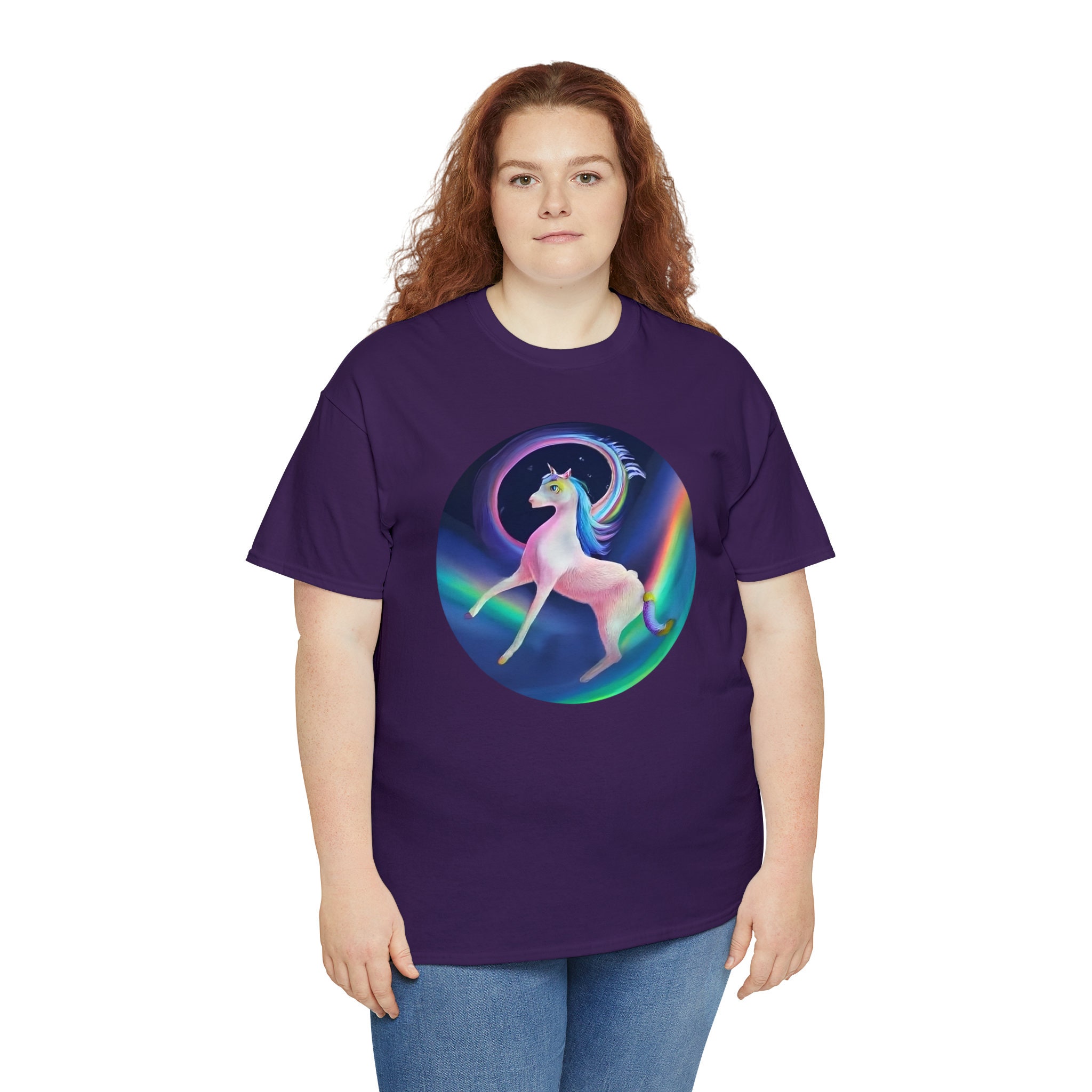 【DIMANCHE】RAINBOW UNICORN T-SHIRT 20240206122654_EhToLHAQBCLgP7X