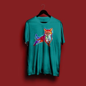 Small colorful fox