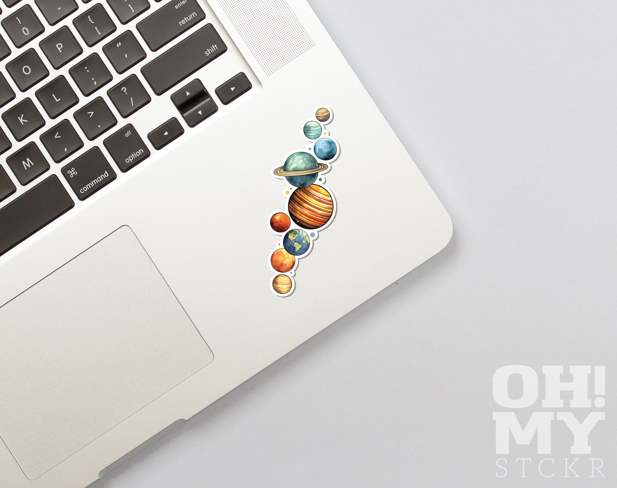 Planets Sticker, Solar System, Earth Sticker, Universe Sticker ...