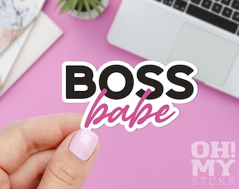 Boss Bebe Sticker: Funny Laptop Decal